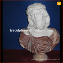 China factory supplied high quality hand carved famous antique greek stone human bust statue marble sculpture for decoration